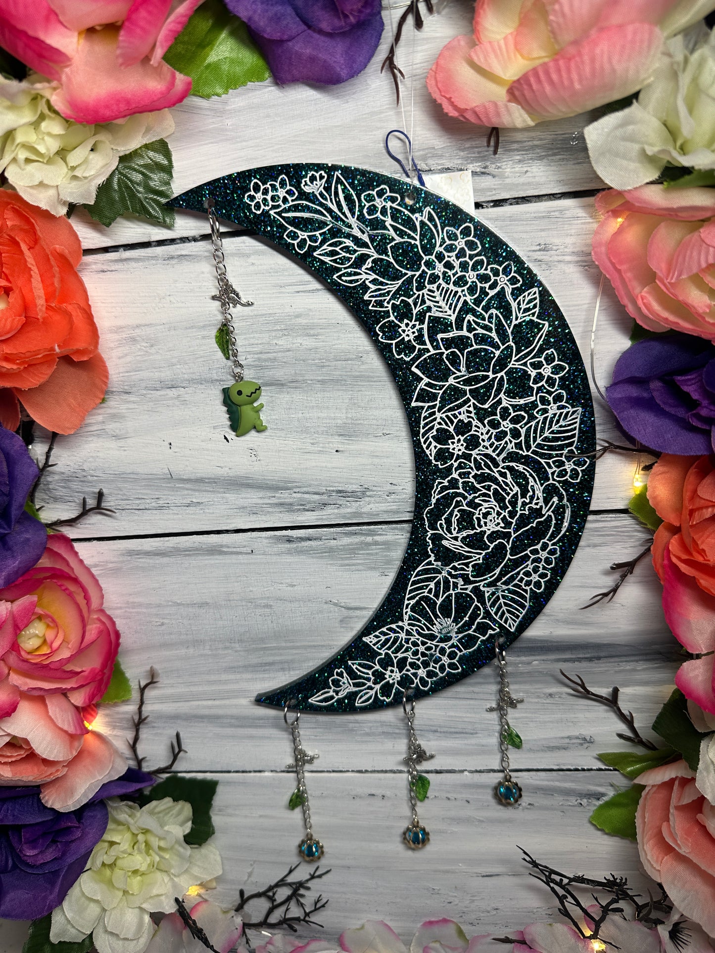 Moon hanging