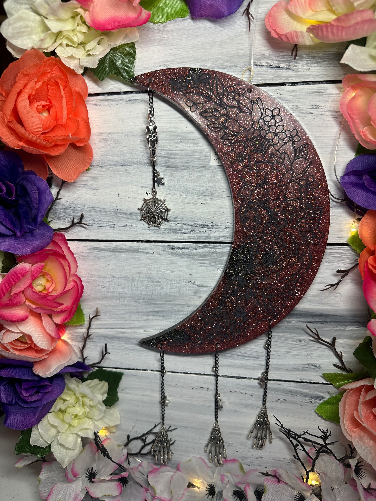 Moon hanging