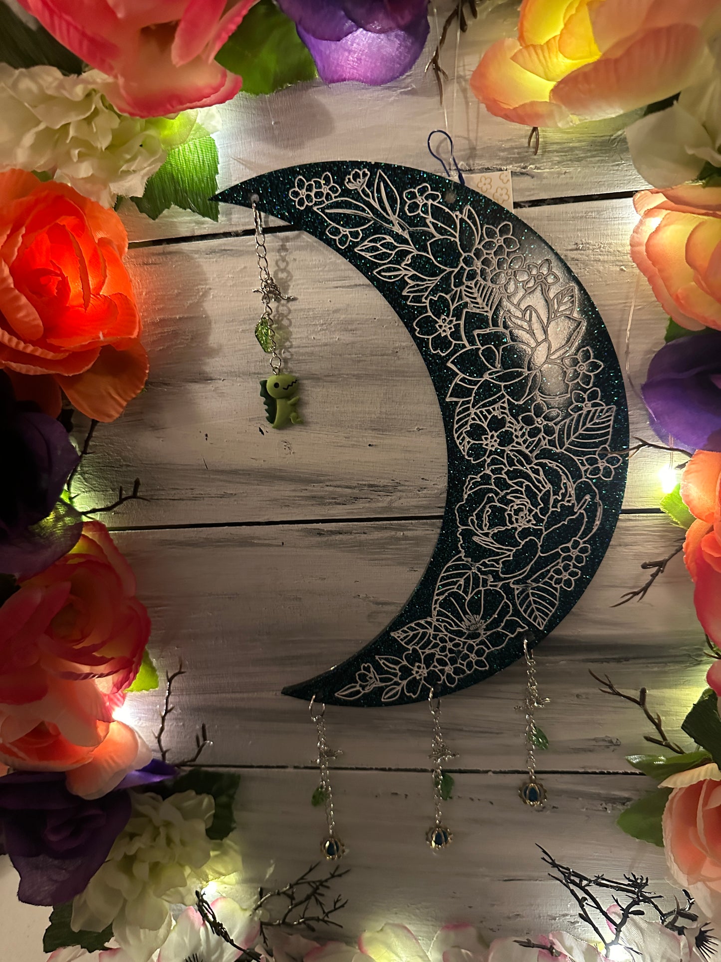 Moon hanging